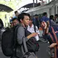 Suasana keberangkatan di Stasiun KAI Daop 8 Surabaya. (Istimewa)