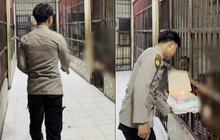 Sederhana Namun Penuh Kebahagiaan, Aksi Polisi Beri Kejutan Ultah untuk Tahanannya Ini Curi Perhatian