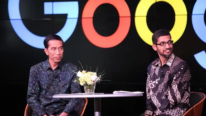 Bertemu Jokowi, Bos Google Klaim Akan Latih 100.000 Pengembang 