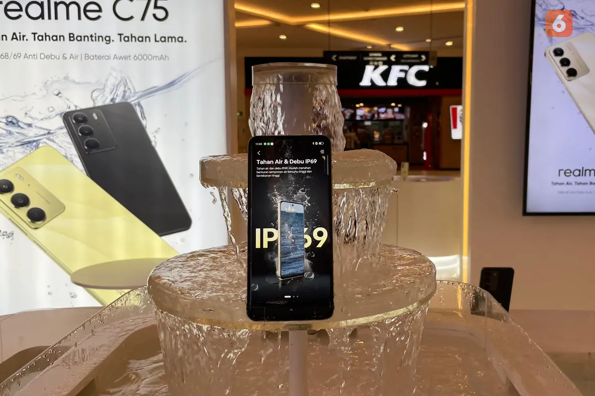 realme C75 Tahan Air dan Banting dengan Harga Rp 2 Jutaan!