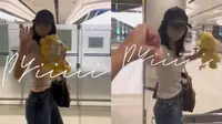 Para BLINK, sebutan untuk penggemar BLACKPINK melalui media sosial mengunggah video dan foto Lisa Blackpink yang tiba di Bandara Changi pada 29 Februari 2024 hingga ada spekulasi bahwa ia akan menonton konser Taylor Swift. (Dok: X @rainonarrival https://x.com/rainonarrival?s=21&amp;t=0NtEqwCYUNuEUaHjYORsTw)