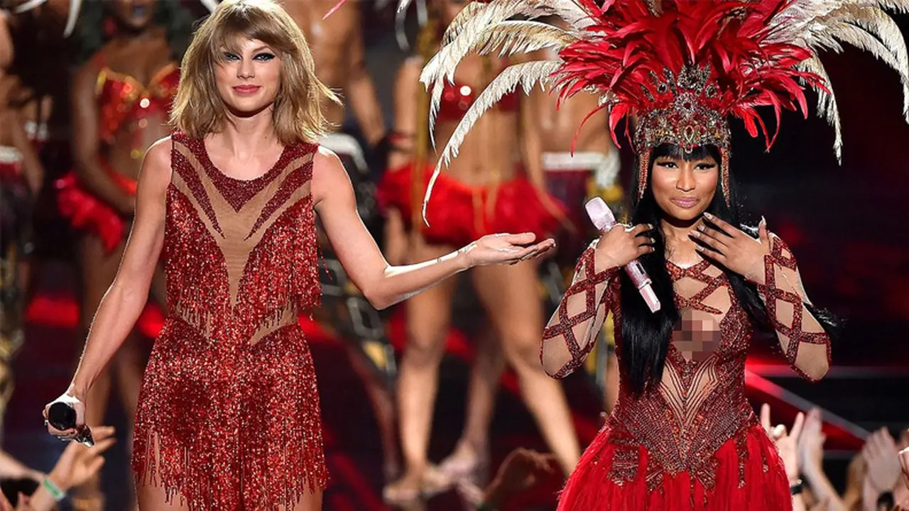 Taylor Swift dan Nicki Minaj 