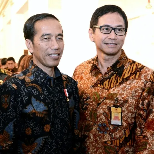 Addie MS dan Presiden Joko Widodo.