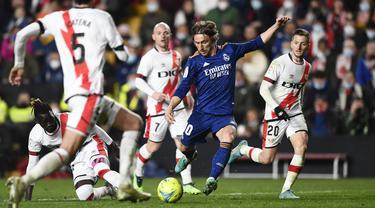 Real Madrid Menang Tipis di Kandang Rayo Vallecano