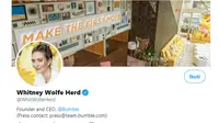 CEO Bumble Whitney Wolfe Herd . Dok Twitter