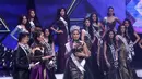 Anin dalam malam puncak grand final Puteri Indonesia 2016, digelar di Jakarta Convention Center (JCC), Senayan, Jakarta, Jumat (19/2/2016). (Nurwahyunan/Bintang.com)