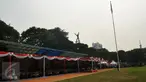 Apel Kebhinnekaan Lintas Iman Bela Negara di Lapangan Banteng, Jakarta, Minggu (17/1/2016). Kegiatan tersebut melibatkan umat dari berbagai lintas agama. (Liputan6.com/Faisal R Syam)