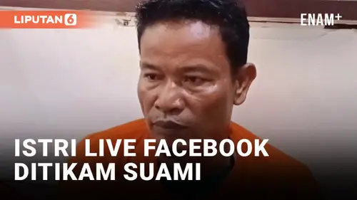 VIDEO: Polisi Tangkap Suami Hertalina Simanjuntak yang Ditusuk saat Live Facebook