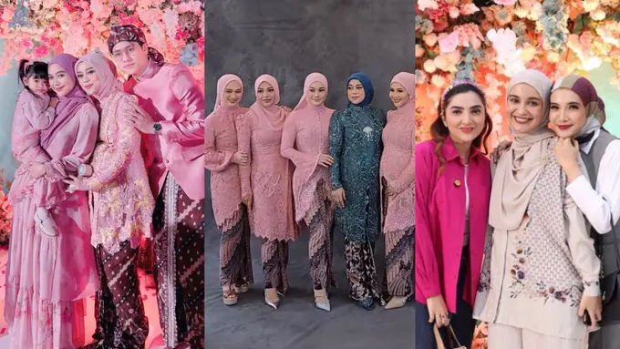 6 Gaya Tamu Seleb di Syukuran 7 Bulan Kehamilan Kedua Lesti Kejora, dari Geng Mamayu, Shireen-Zaskia Sungkar, hingga Aaliyah Massaid