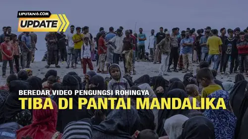 Video Pengungsi Rohingya Tiba di Pantai Mandalika
