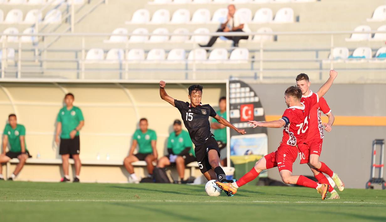 Skor 0-0 ini merupakan hasil imbang pertama Timnas Indonesia U-20 dari total 4 laga yang telah dijalani. Sebelumnya Zanadin Fariz dkk telah memetik dua kemenangan atas Cakallikli Spor dan Moldova U-20 serta menelan satu kekalahan dari Turki U-20. (Dok. PSSI)