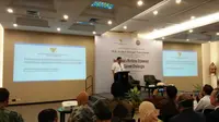 Menko Bidang Kemaritiman Luhut Binsar Pandjaitan hadiri acara Diplomasi Maritim Indonesia pada Jumat (22/2/2019) (Foto: Merdeka.com/Dwi Aditya Putra)