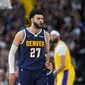 Jamal Murray memimpin Nuggets menghajar Lakers di NBA Play-Off 2024 (AP)