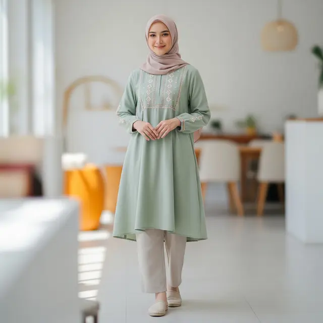 9 Model Tunik untuk Buka Puasa Bersama, Tampil Modis dan Santun