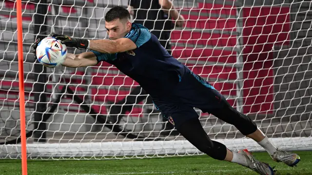 Sesi Latihan Timnas Kroasia Siap Kalahkan Belgia Pada Laga Grup F di Piala Dunia 2022
