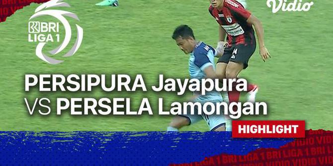VIDEO: Highlights Laga Dramatis BRI Liga 1, Persipura Jayapura Imbang 1-1 Melawan Persela Lamongan
