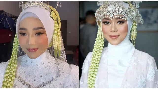 6 Potret Beda Penampilan Ira Dahlia dan Lesti Kejora dari Lamaran hingga Pernikahan