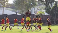 Suasana sesi latihan Timnas Mozambik di Lapangan A Stadion Utama Gelora Bung Karno, Jakarta, Sabtu (6/6/2026). (Dok. Federasi Sepak Bola Mozambik)