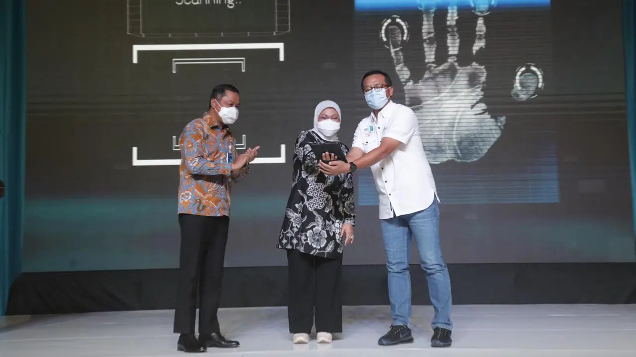 Menaker saat membuka Rapat Kerja Nasional (Rakernas) Serikat Pekerja PT BNI di Bogor, Jawa Barat, Rabu (6/10/2021).