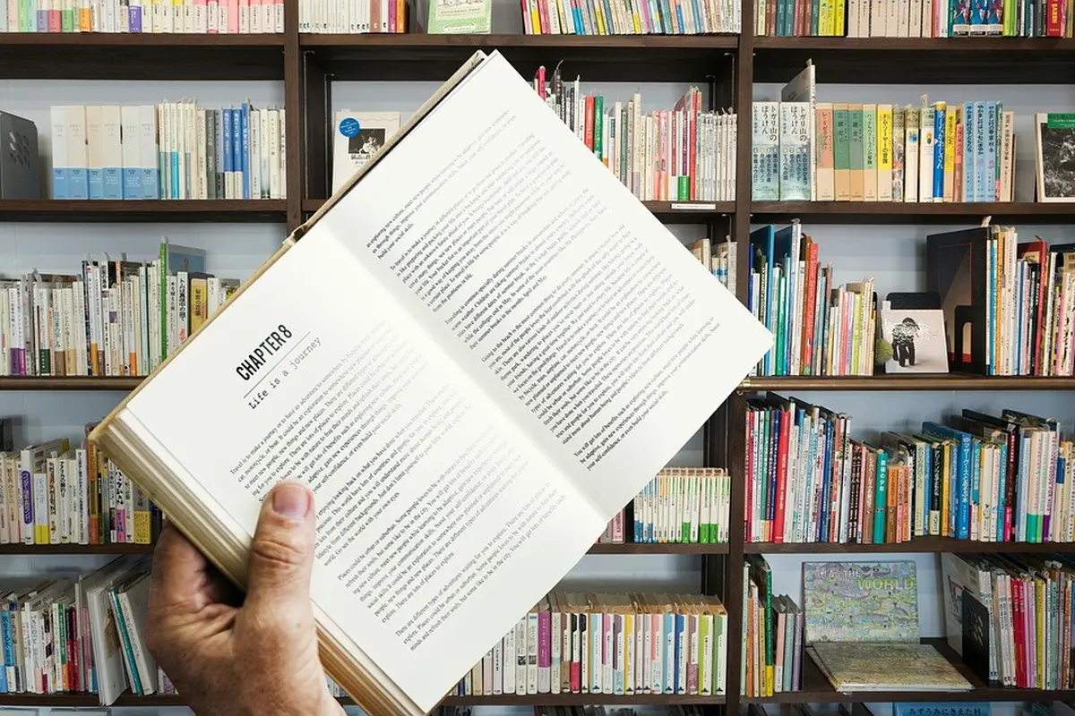 Ilustrasi toko buku