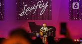 Penampilan Laufey tampil dalam special show di BNI Hall pada BNI Java Jazz Festival 2023 di JIExpo, Kemayoran Jakarta, Jumat (2/6/2023). (Liputan6.com/Faizal Fanani)
