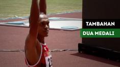 Berita video dua atlet para atletik Indonesia sumbang medali dari nomor lari putra 200M T20.