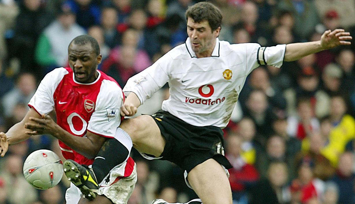 Kapten The Red Devils pada 1997-2005 ini pernah berseteru dengan beberapa pemain seperti Patrick Viera, Robbie Fowler dan Gabriel Heinze. (AFP/Odd Andersen)