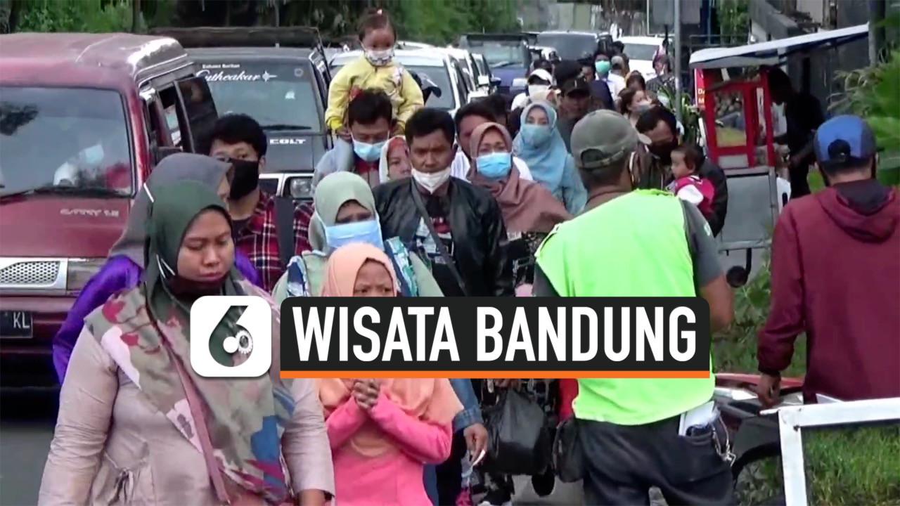VIDEO: Masuk Zona Merah Wisatawan Masih Ramai di Bandung Barat