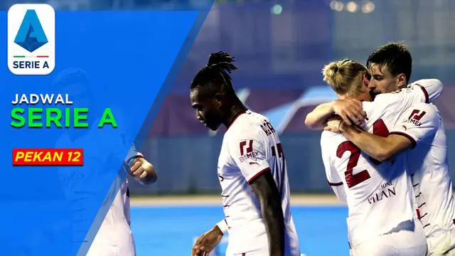 MOTION GRAFIS: Jadwal Liga Italia Pekan 12, Ambisi AC Milan Raih Kemenangan di Kandang Torino