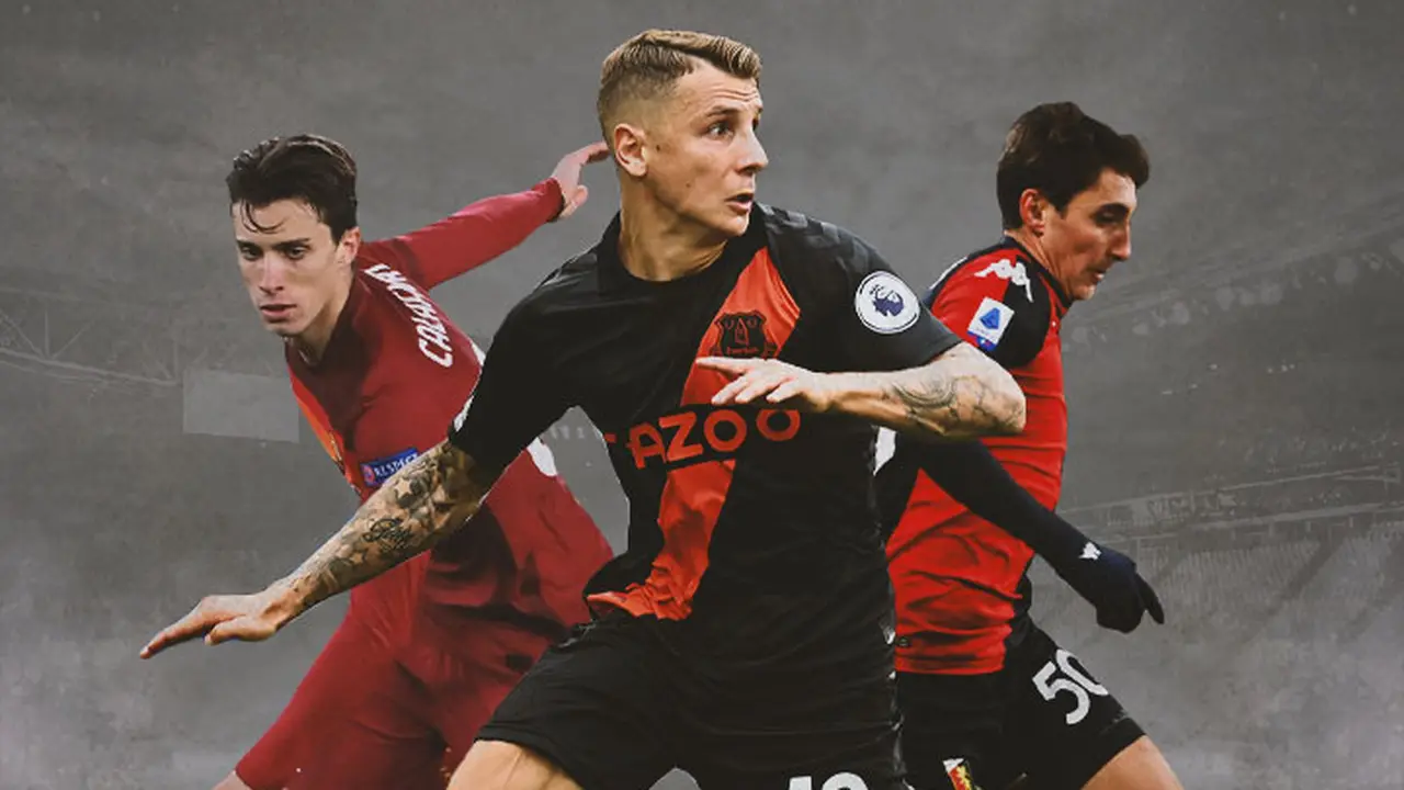 Ilustrasi - Riccardo Calafiori, Lucas Digne, Andrea Cambiaso