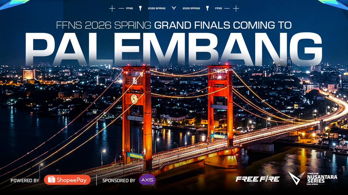 Grand Finals FFNS 2026 Spring Digelar di Palembang, 12 Tim Free Fire Terbaik Siap Tempur