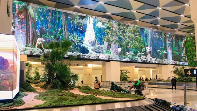 Wajah Baru Terminal 3 Bandara Soekarno Hatta Jelang Tahun Baru, Lebih Hijau dan Bisa Drop Bagasi Mandiri