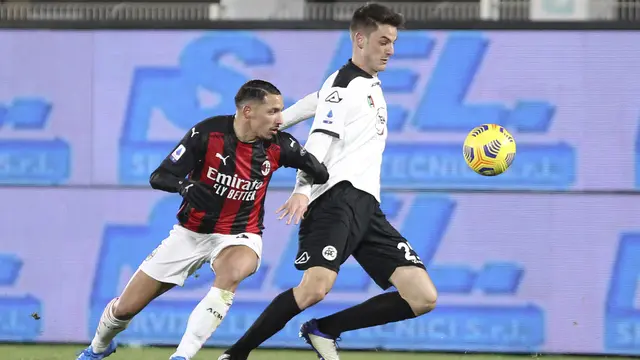AC Milan Dipermalukan Spezia 2-0