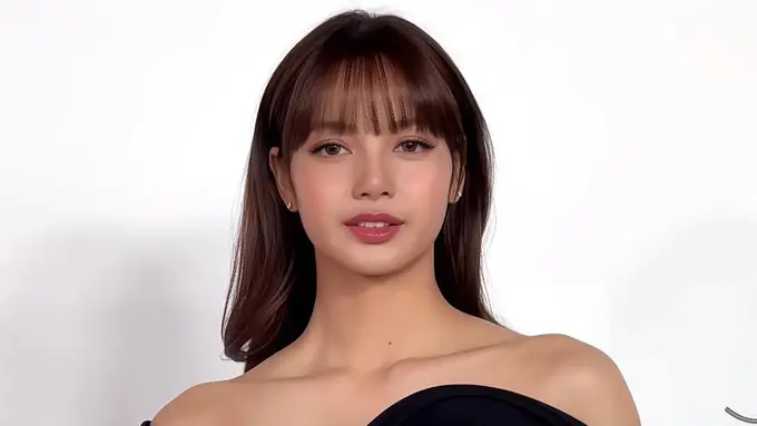 Potret Lisa BLACKPINK Tampil dengan Igari Makeup dan Poni Khas-nya saat Hadiri Acara Shiseido di Tokyo