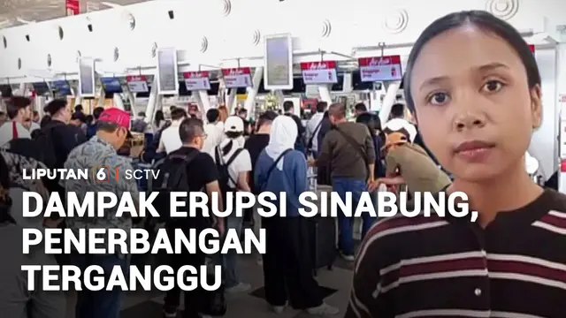 Dampak Erupsi Gunung Sinabung, Puluhan Penerbangan di Bandara Kualanamu Dibatalkan
