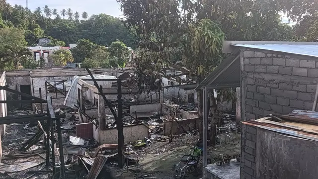 Panti Werda di Manado kebakaran