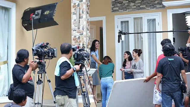 [Bintang] Cut Syifa Syuting Sinetron Anak Sekolahan -1