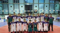 Tim putra Sukun Yuso Gunadarma lolos ke semifinal usai meraih kemenangan kedua Grup A PGN Livoli Divisi Utama 2017. Yuso menang 3-1 atas Berlian Bank Jateng 3-1 di GOR Dimyati, Tangerang, Banteng, Senin (4/12/2017). (Humas PBVSI)