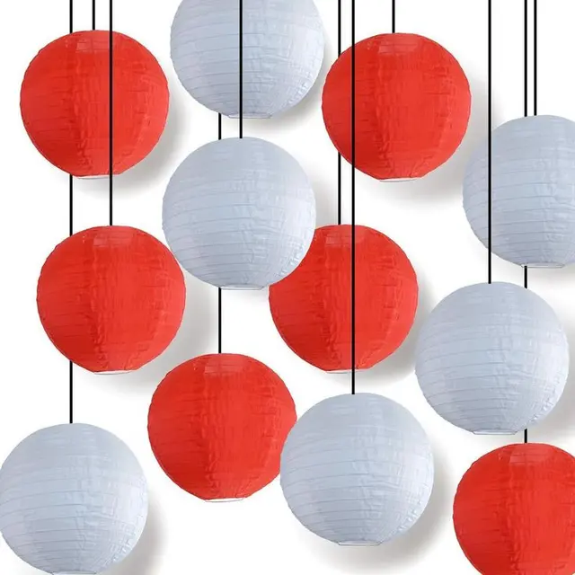 Lampu Hias Merah Putih