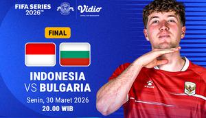 FIFA Series 2026 antara Timnas Indonesia vs Bulgaria