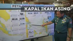Komando Armada RI Kawasan Barat (Koarmabar) menangkap kapal ikan asing ilegal berbendera Vietnam di Perairan Natuna, Kepulauan Riau dan satu kapal asing berbendera Singapura di Dermaga Port Sekupang Batam.