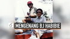 BJ Habibie dan Ainun tampil serasi dalam setiap kesempatan. Tak terkecuali saat mereka mengabadikannya dalam sejumlah foto.