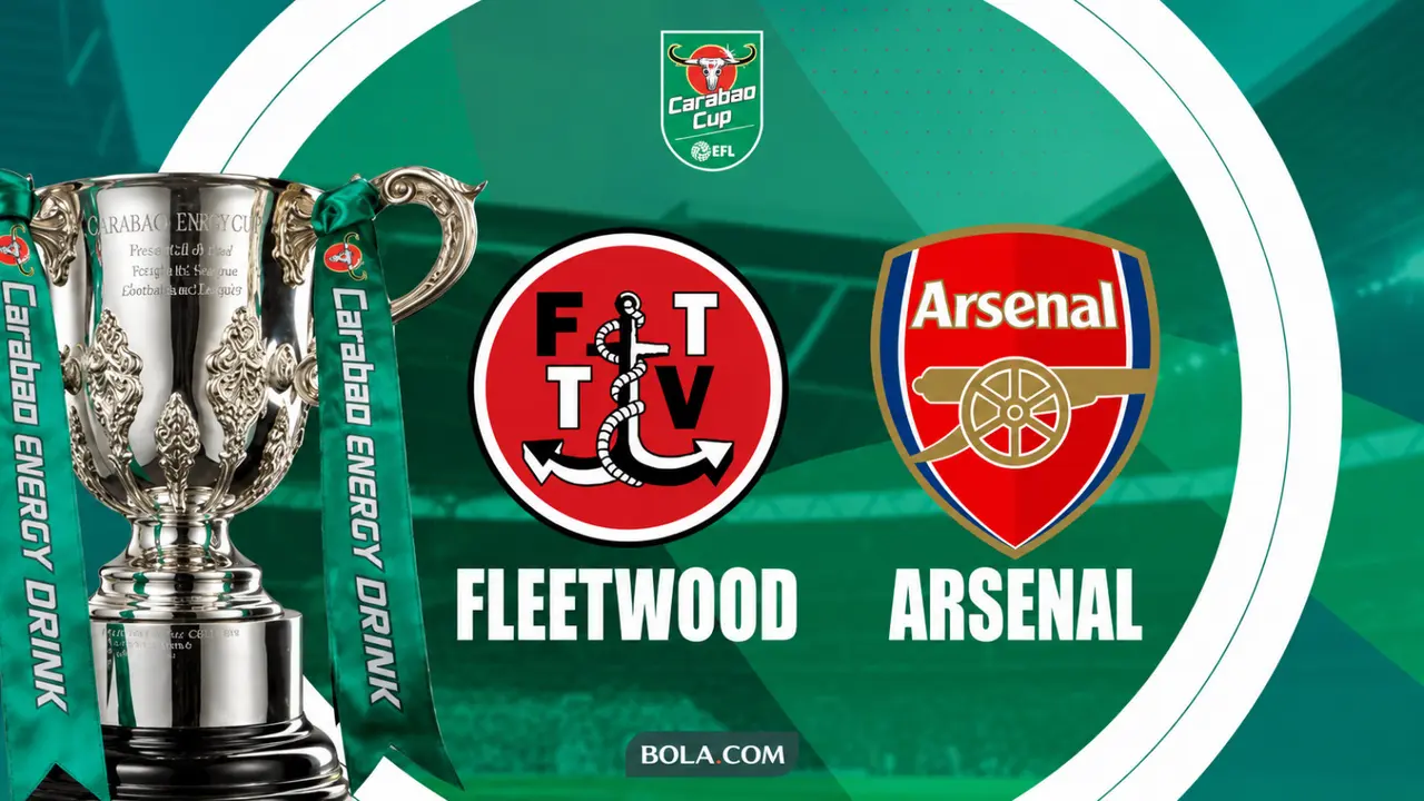 Ilustrasi Fleetwood Vs Arsenal