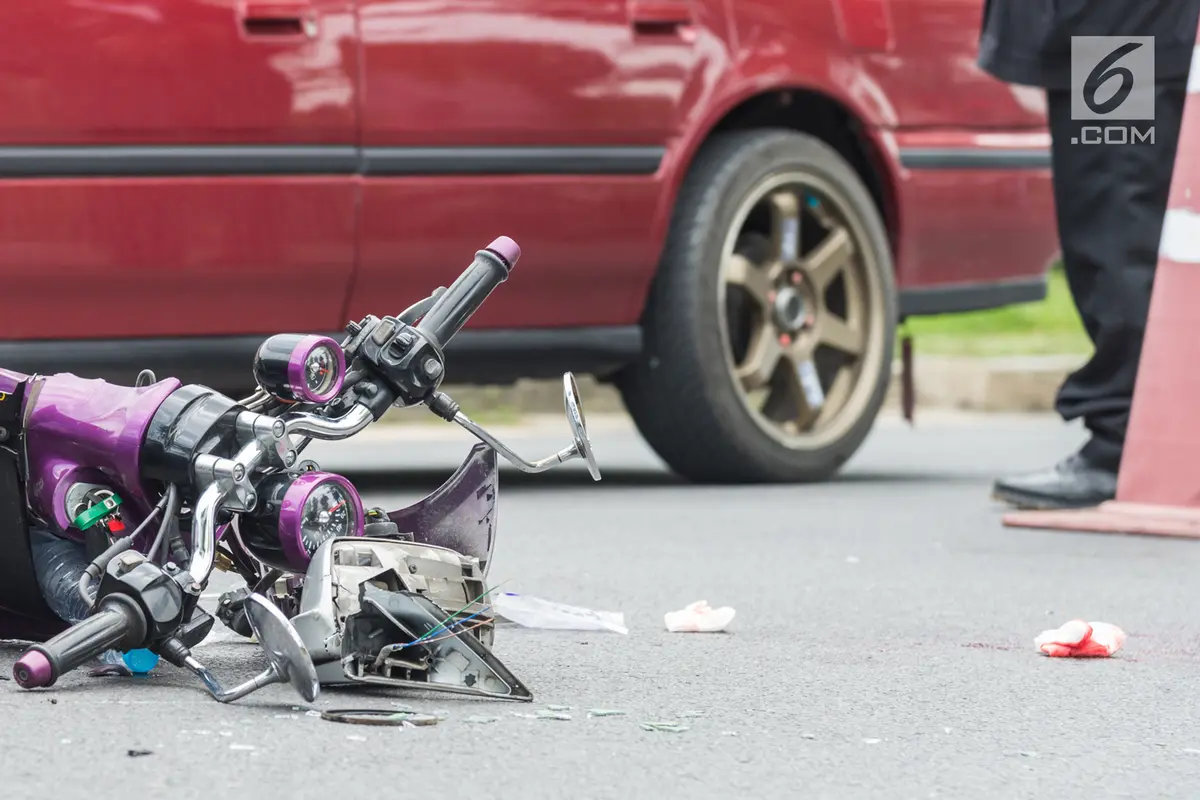 Kecelakaan Kendaraan Bermotor atau Kecelakaan Roda Dua