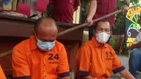 Pelaku SL ditangkap usai menghabisi nyawa tetangganya sendiri, di kebun sawit di Kabupaten Ogan Ilir Sumsel (Dok. Humas Polres Ogan Ilir / Nefri Inge)