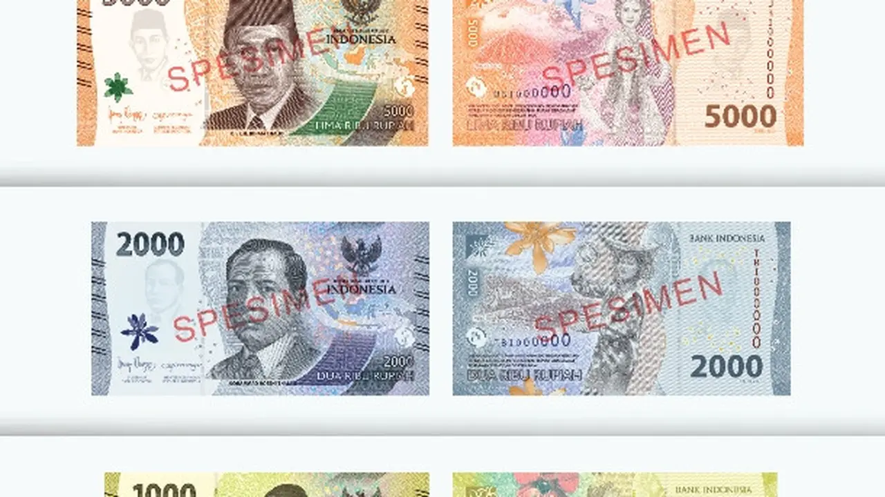 Bank Indonesia meluncurkan Uang Rupiah Kertas Tahun Emisi 2022