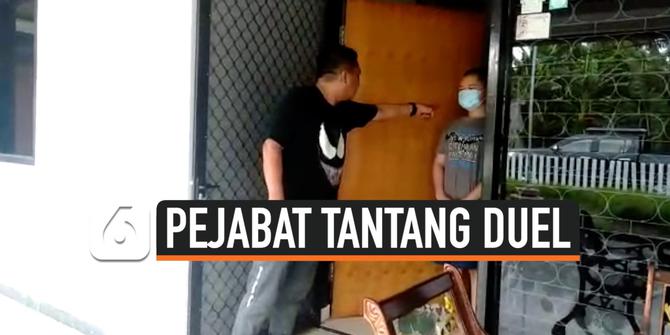 VIDEO: Viral Video Pejabat Pemprov Sulawesi Tengah Tantang Duel Pengurus Partai Gerindra