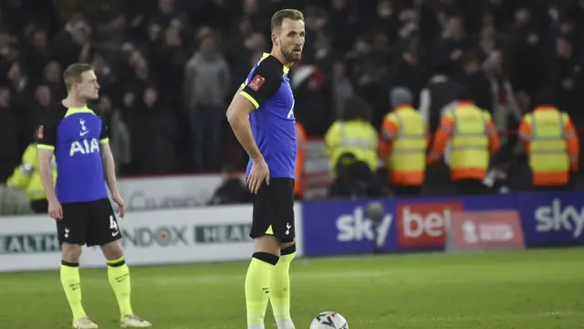 Foto: Ekspresi Pemain Tottenham Hotspur Setelah Dipaksa Angkat Koper Sheffield United dari Piala FA