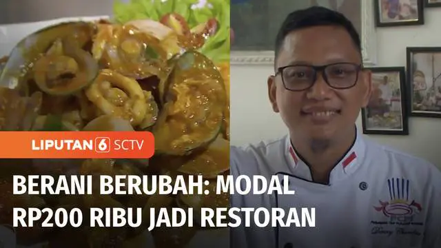 Meski tidak mempunyai bekal jadi koki, Deny Chandra pria asal Surabaya memberanikan diri membuka restoran. Modalnya kala itu hanya Rp200 ribu. Berkat kegigihannya, kini restorannya telah menghasilkan pundi-pundi rupiah. Inilah Berani Berubah, episode...