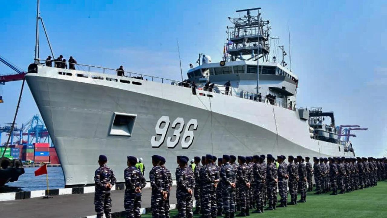 FOTO: KRI Canopus Resmi Perkuat Pemetaan Laut dan Pertahanan Maritim Indonesia